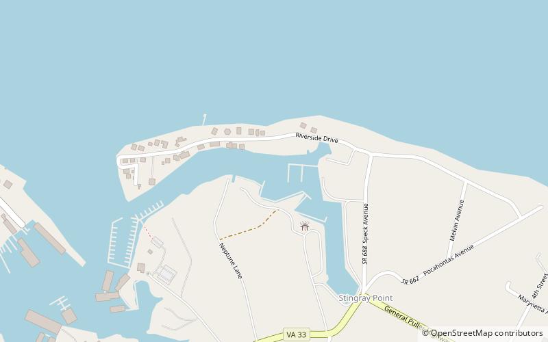 Stingray Point Marina location map