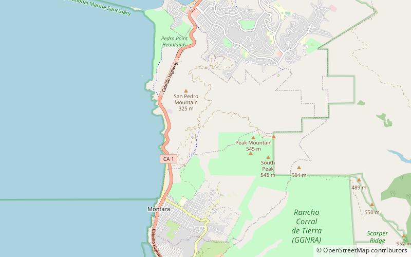 McNee Ranch State Park location map