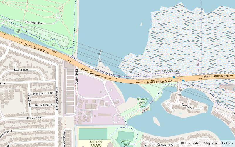 seal slough san mateo location map