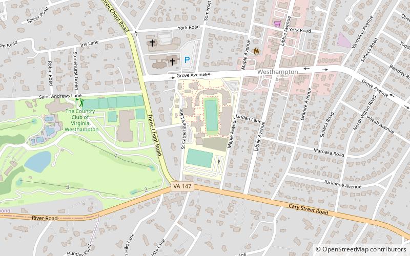 st catherines school richmond location map