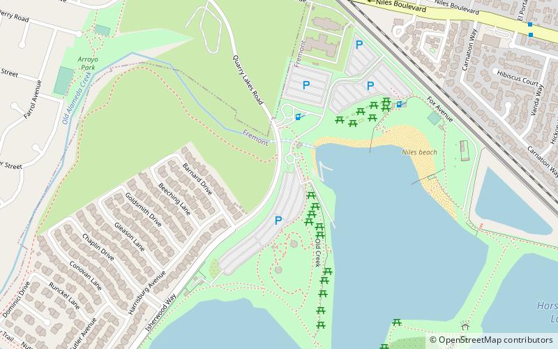 Quarry Lakes Regional Recreation Area location map