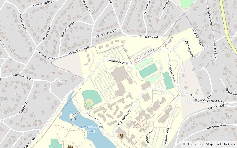 Robins Center location map