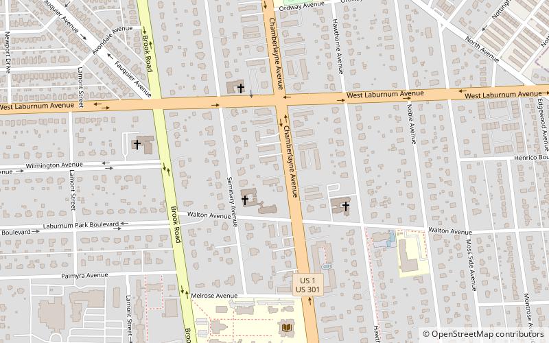 Brookland Park Historic District location map