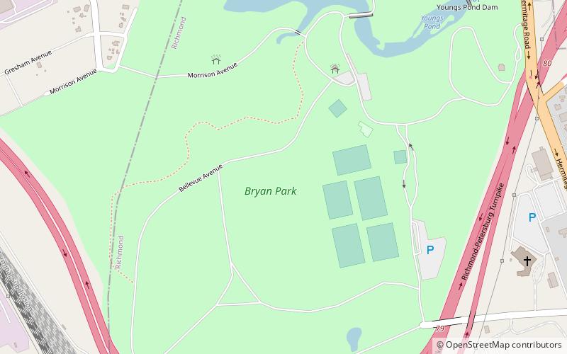 Bryan Park location map