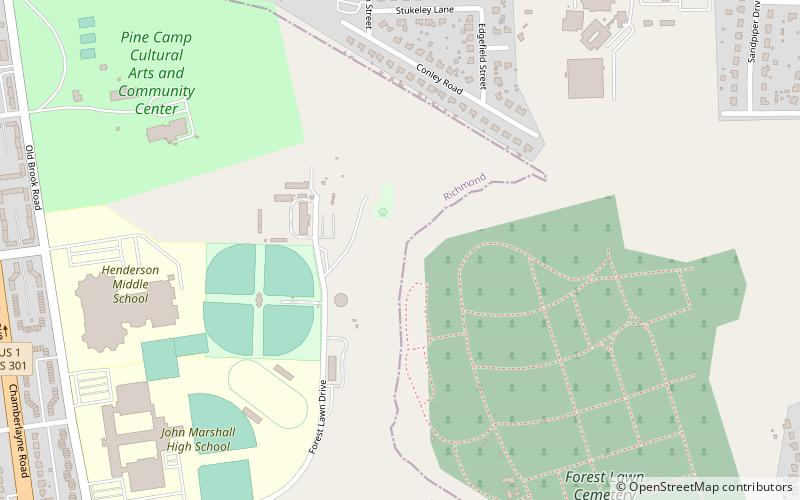 Chamberlayne Industrial Center location map
