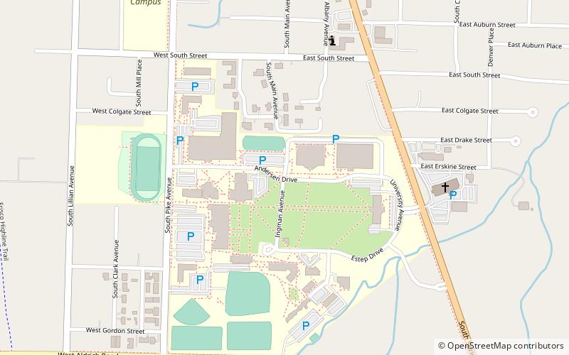 Southwest Baptist University location map