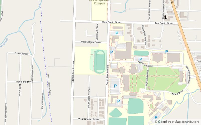 plaster stadium bolivar location map