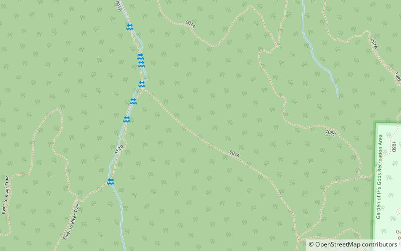 Garden of the Gods Wilderness location map