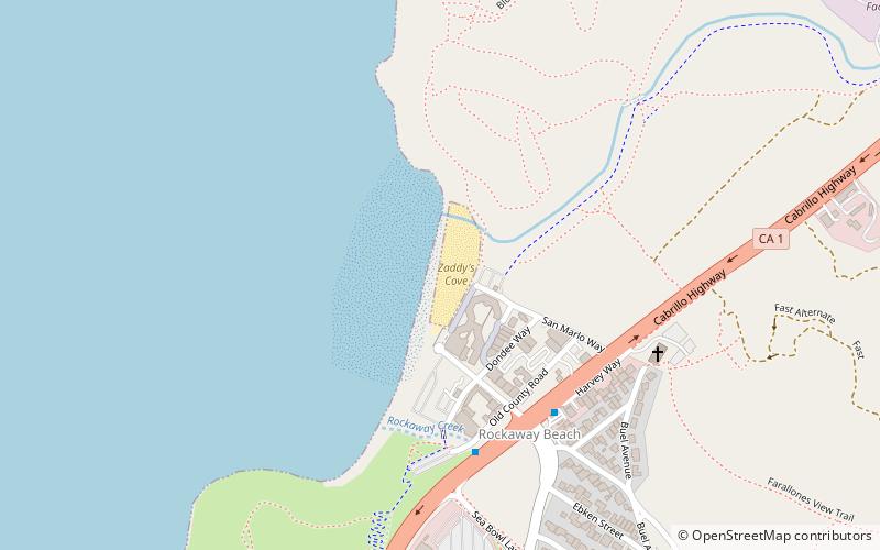Rockaway Beach location map