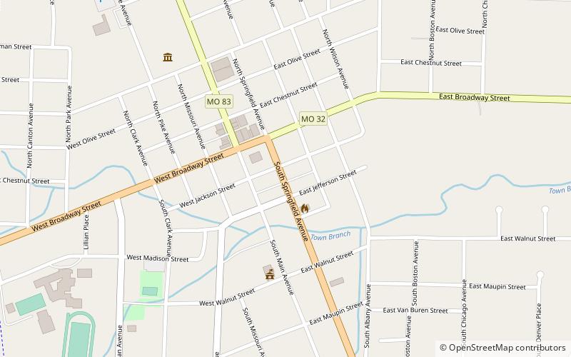 Bolivar Public Library location map