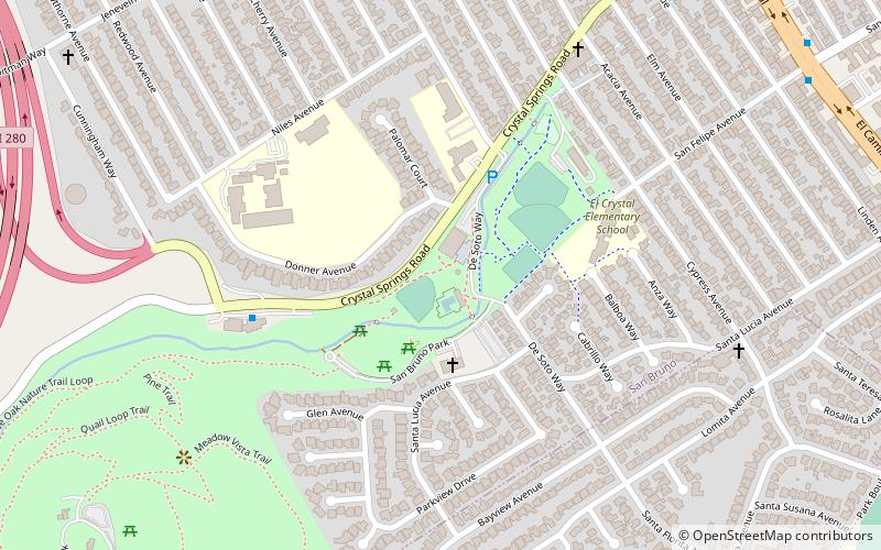 San Bruno Park location map