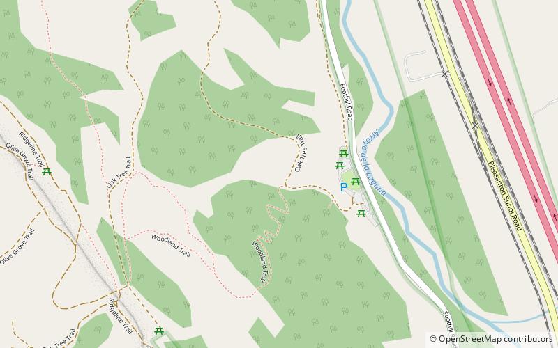 Pleasanton Ridge Regional Park location map