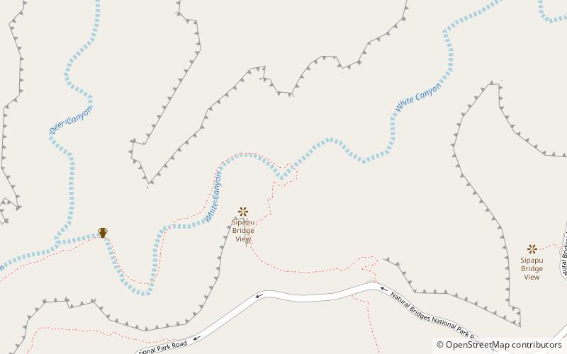 Sipapu Bridge location map