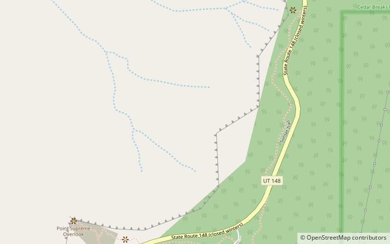 Markagunt Plateau location map