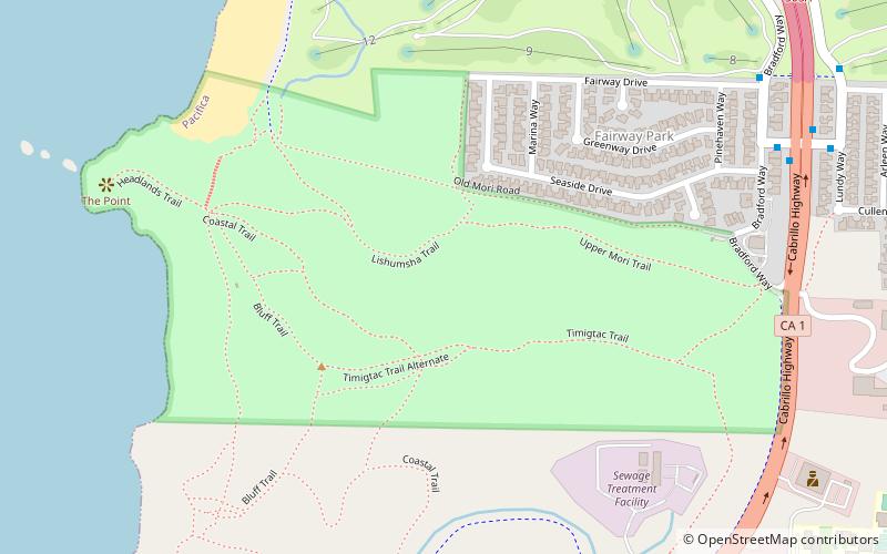 Mori Point location map