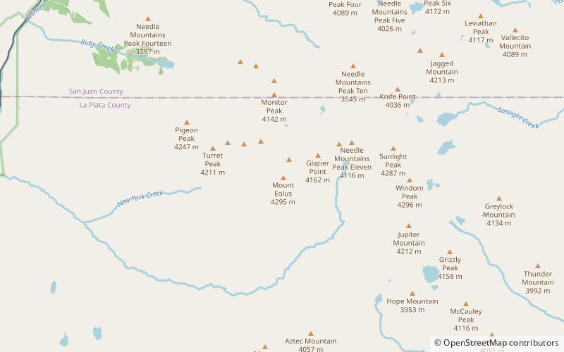 Monte Eolus location map