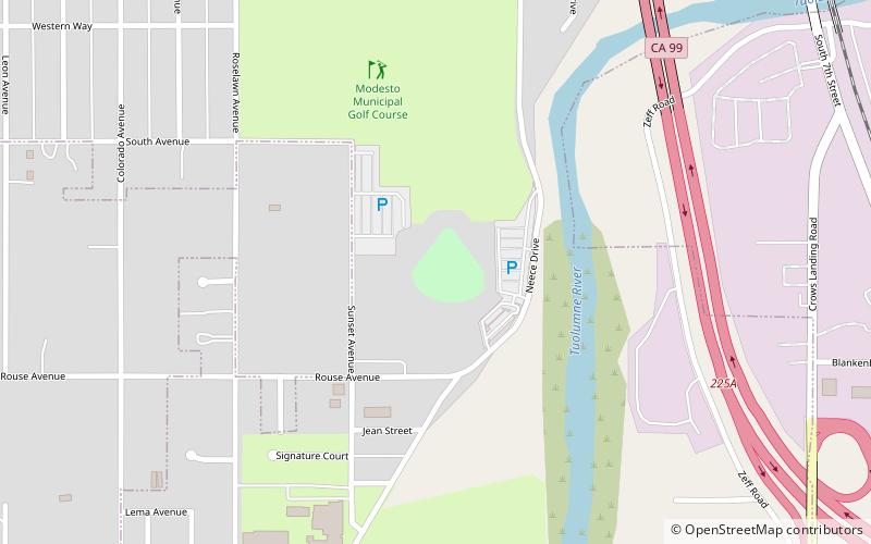 John Thurman Field location map