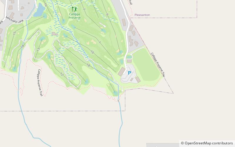 Callippe Preserve Golf Course location map