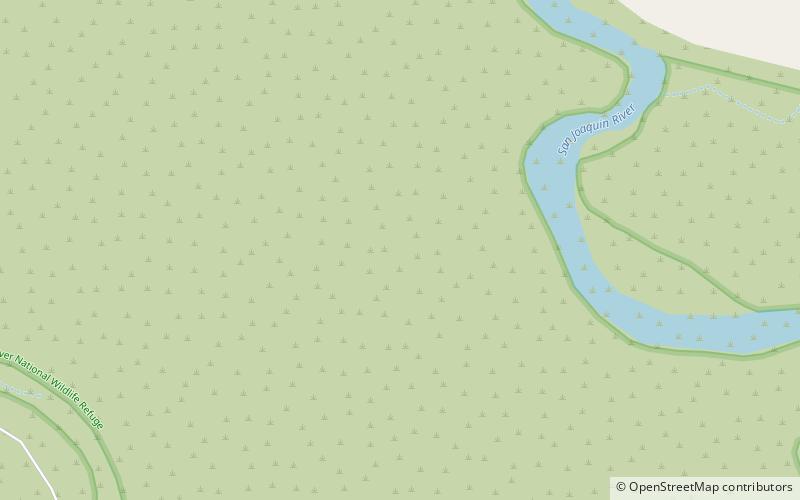 San Joaquin River National Wildlife Refuge location map