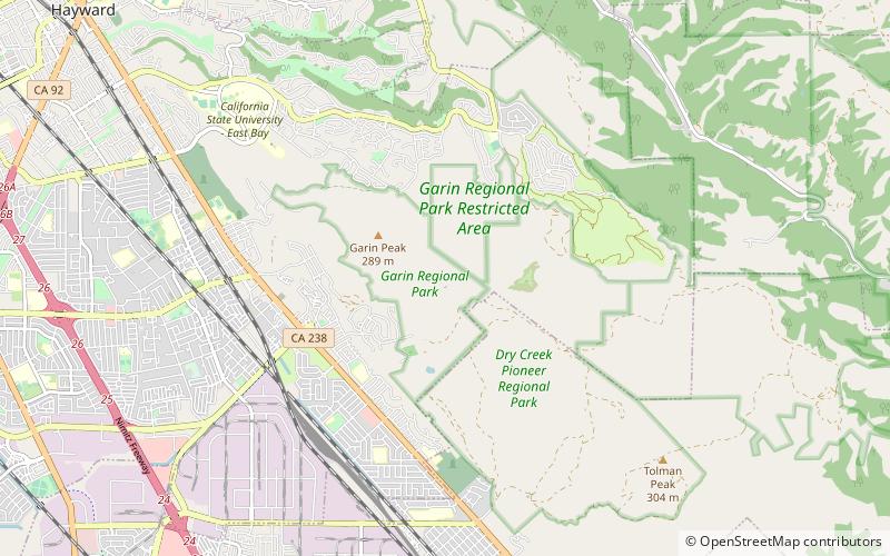 Garin Regional Park location map