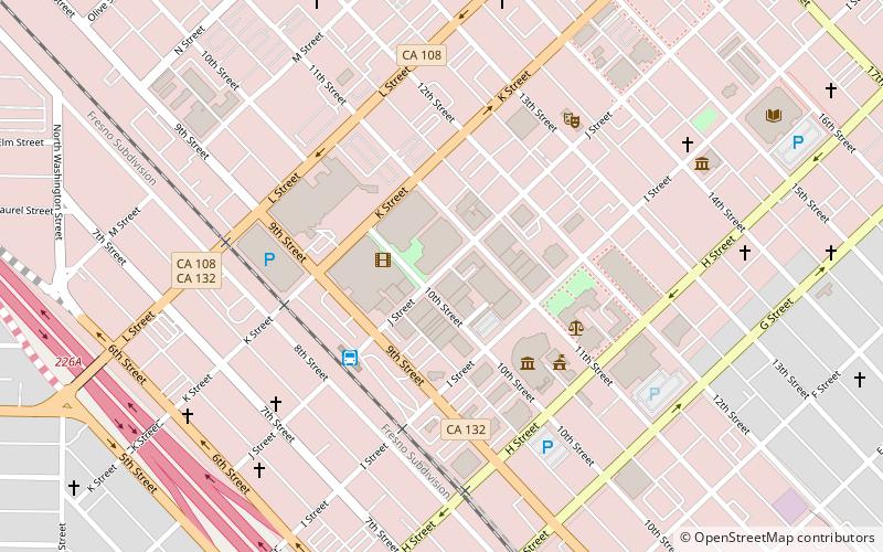 Central California Art Association & The Mistlin Gallery location map