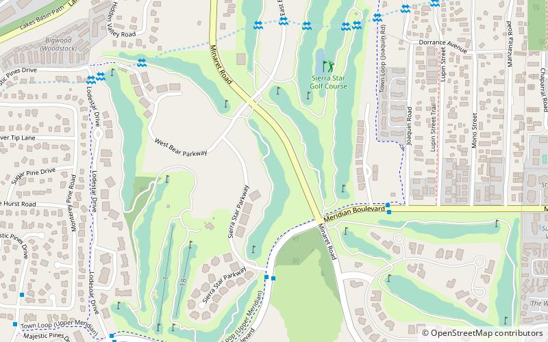 Sierra Star Golf Course location map