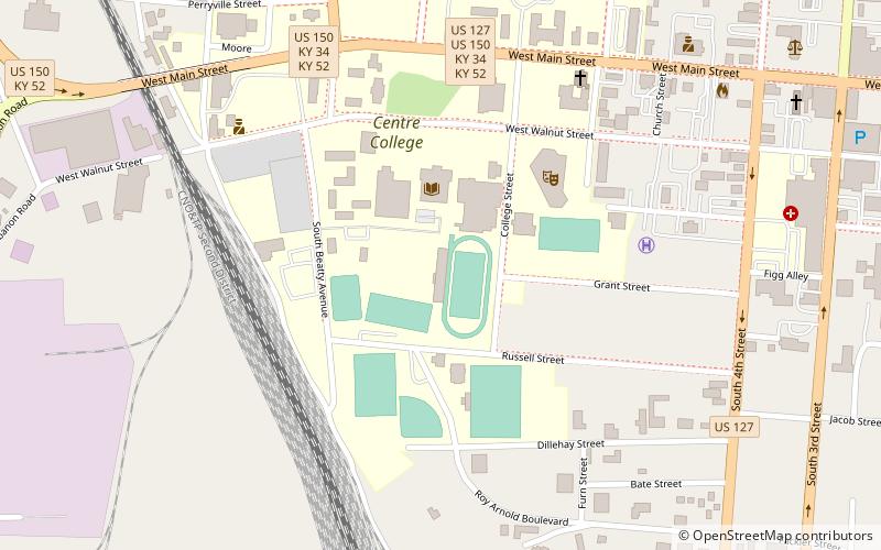 Farris Stadium location map