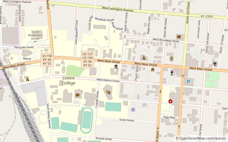 First Presbyterian Church location map