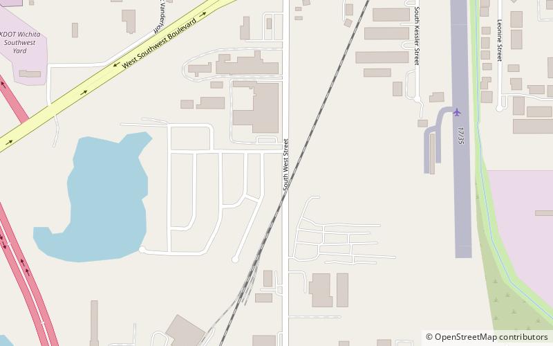 southwest village wichita location map