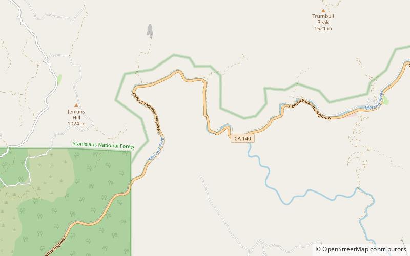 Ferguson landslide location map