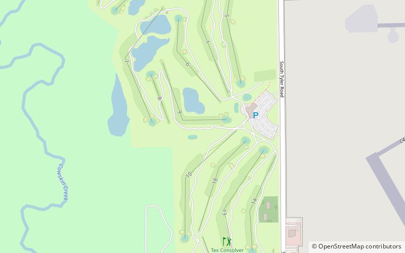 Tex Consolver Golf Course location map