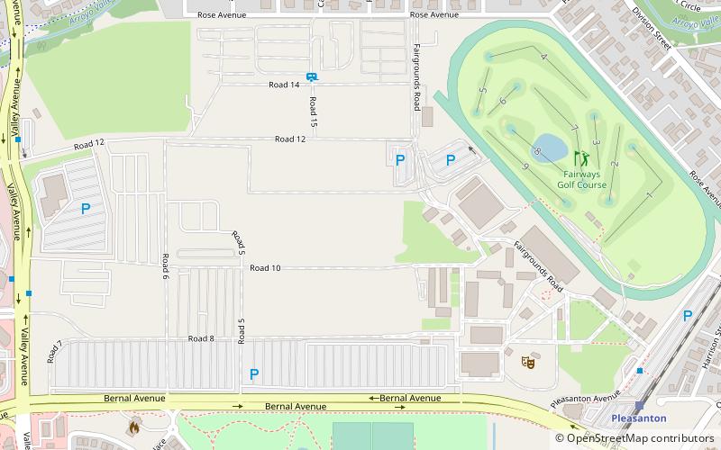 Alameda County Fairgrounds location map