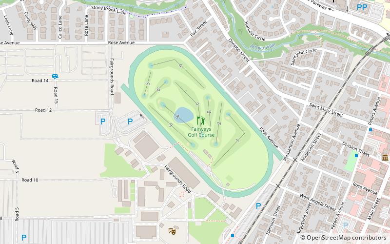 Pleasanton Fairgrounds Racetrack location map