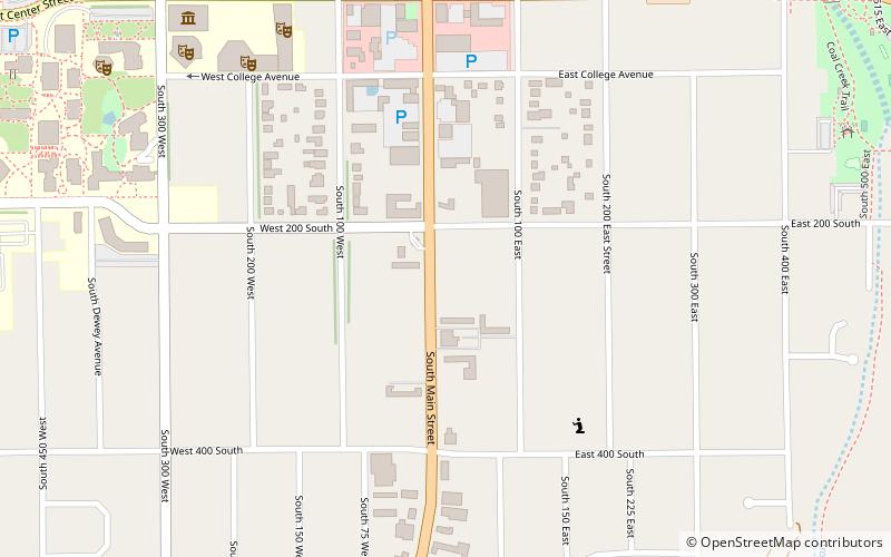 cedar city historic district location map