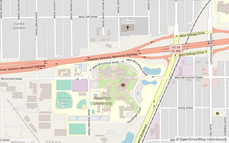 Newman University location map