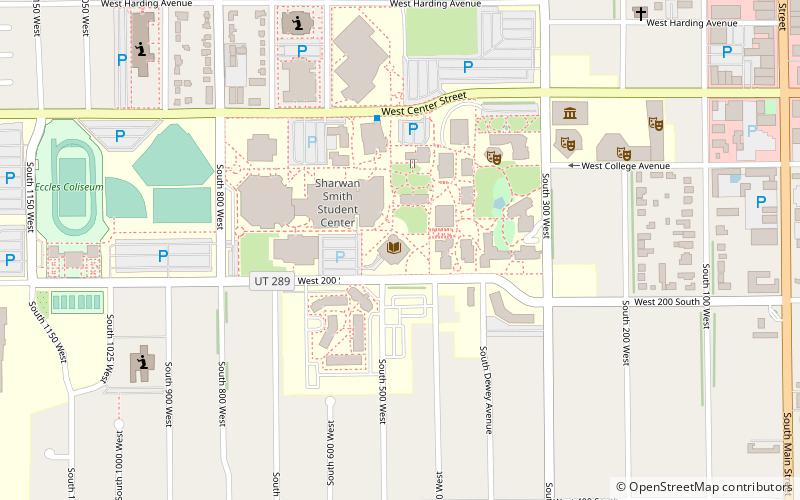 Southern Utah University location map