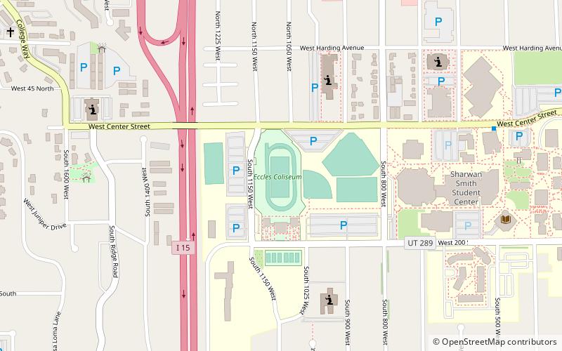 Eccles Coliseum location map