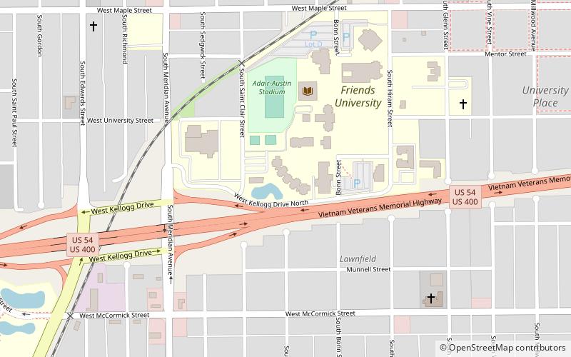 Université Friends location map