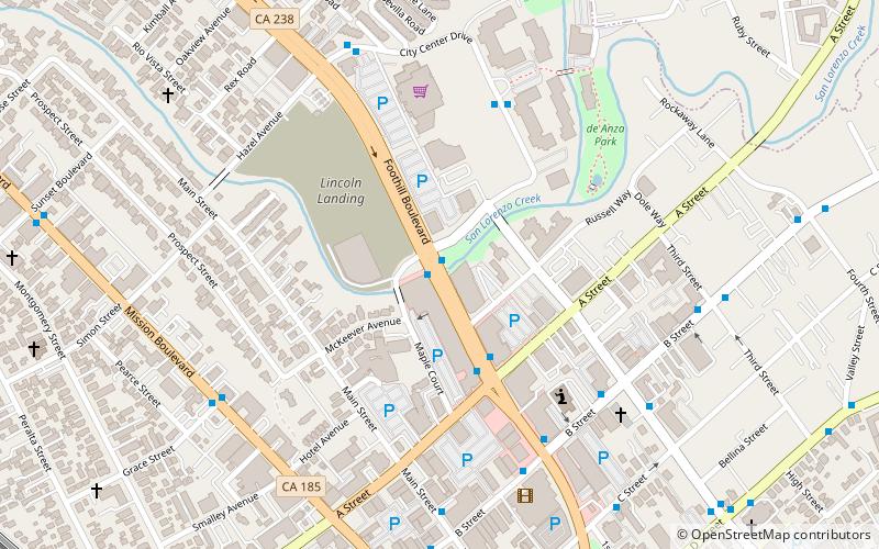 Hayward Area Historical Society location map