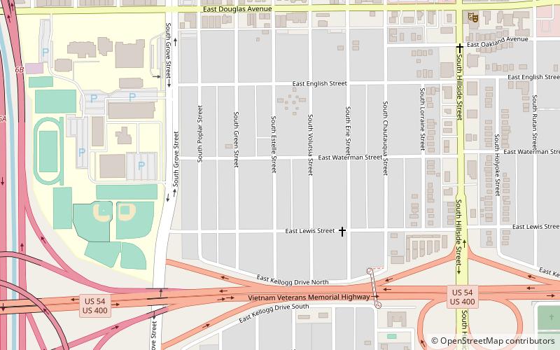 east front wichita location map