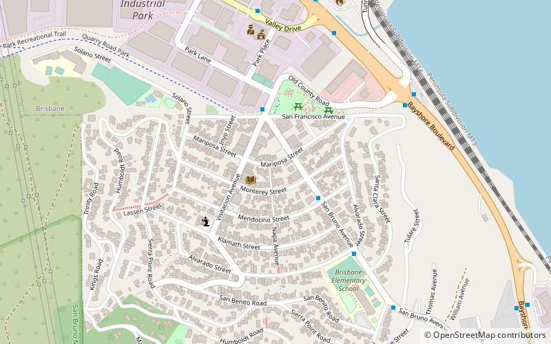 Brisbane location map
