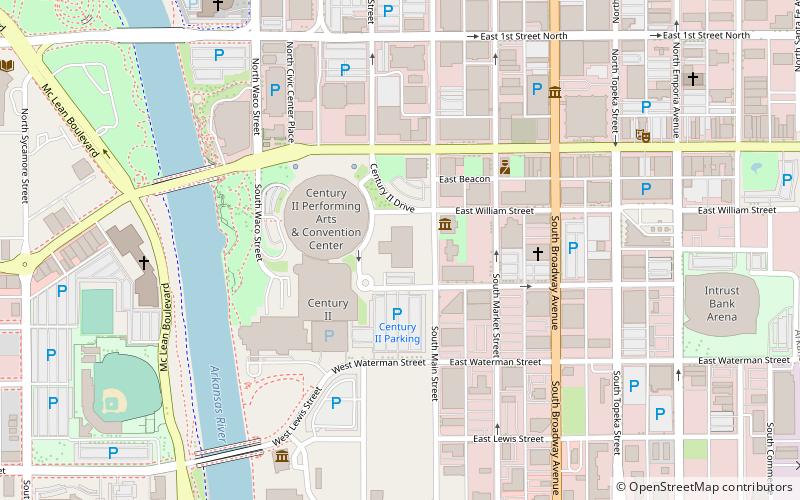 Wichita Public Library location map