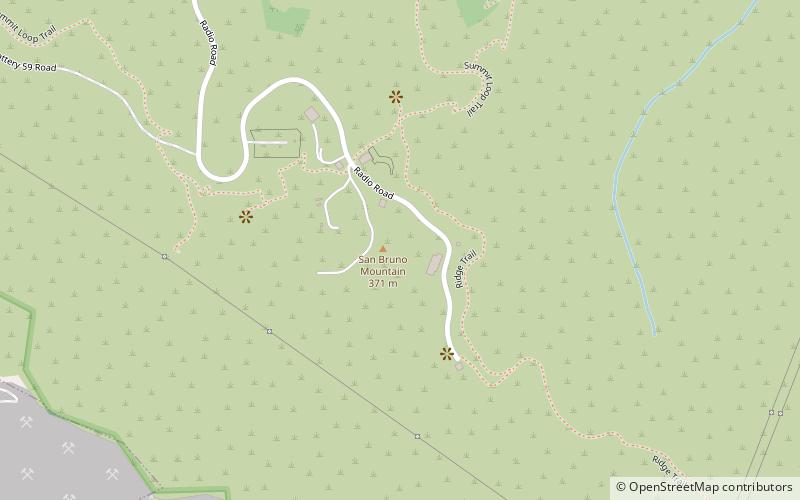 San Bruno Mountain location map