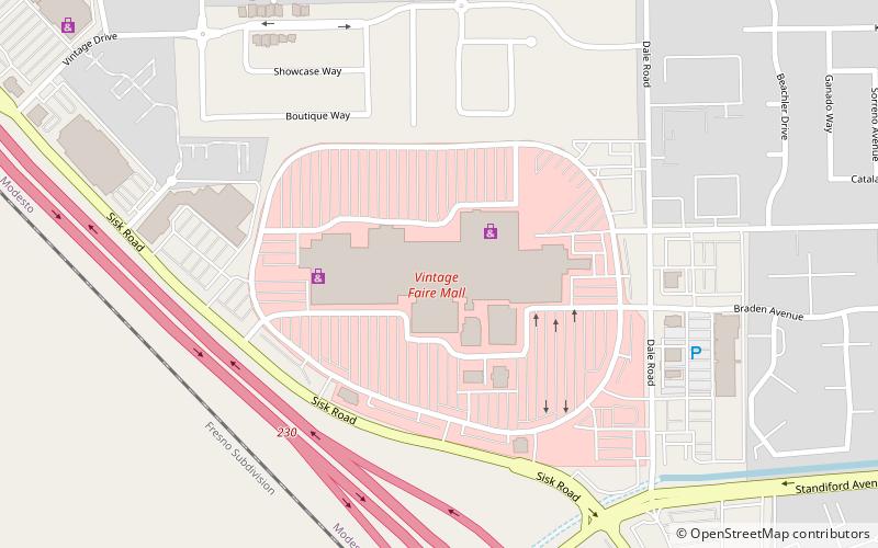 Vintage Faire Mall location map