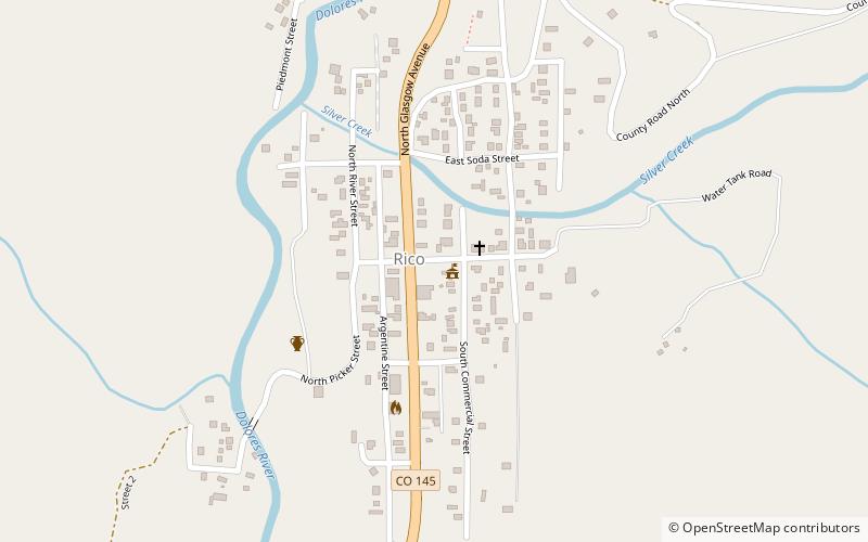 Rico Town Hall location map