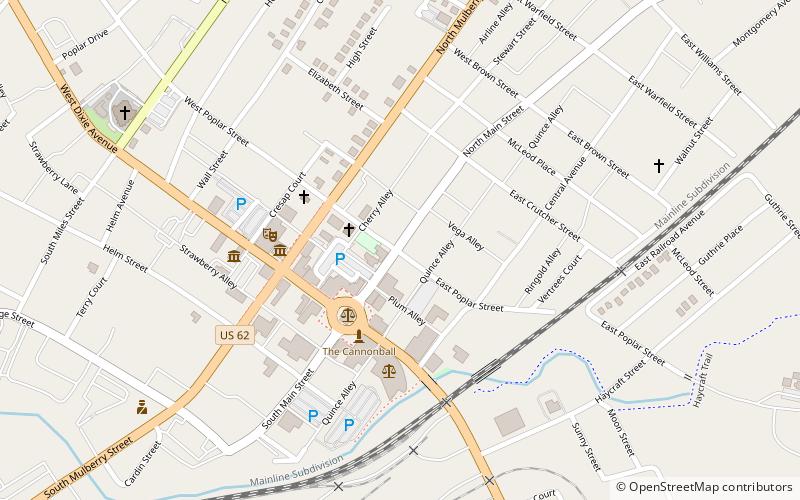 Brown-Pusey House location map