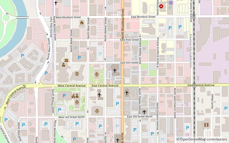 First Presbyterian Church Wichita location map