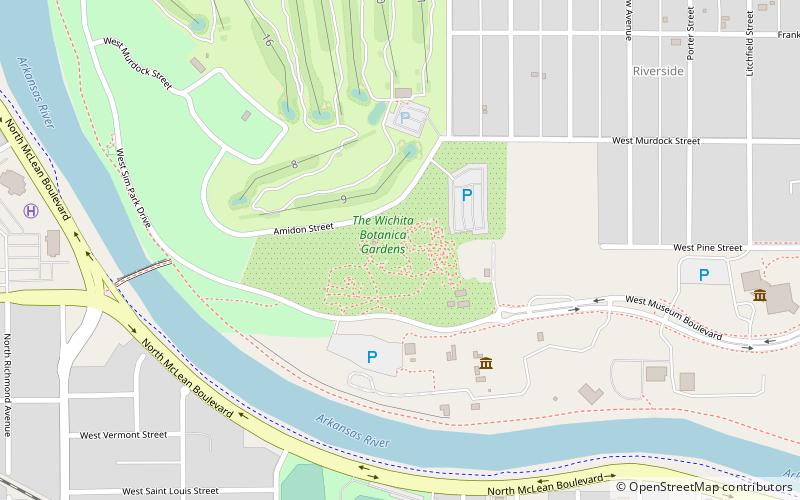 Botánica, Los Jardines de Wichita location map