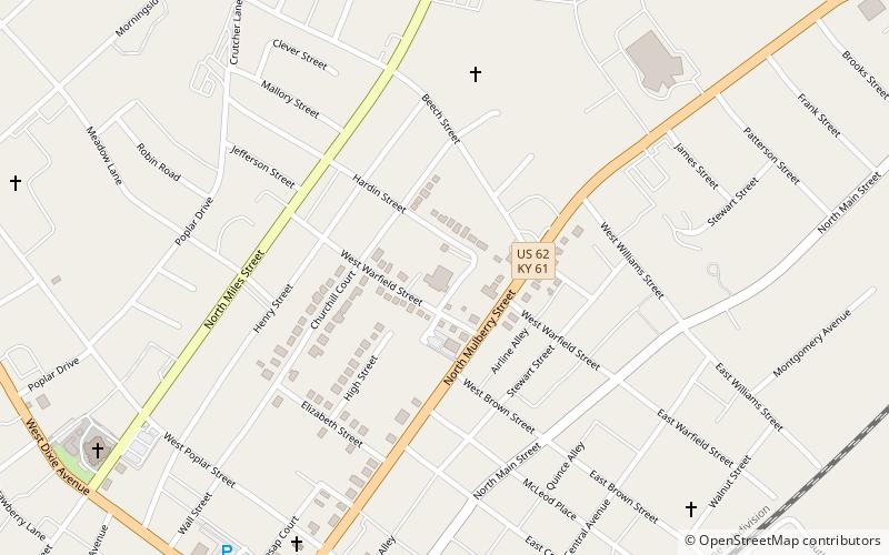 Elizabethtown Armory location map