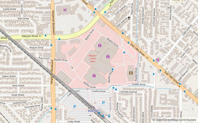 Bayfair Center location map